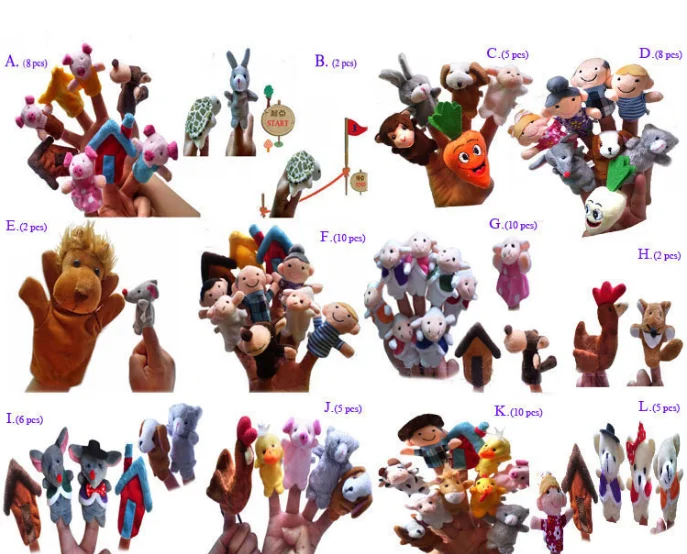 

Оптовая продажа, 10 комплектов/партия, наборы кукол на пальцы, фигурки животных, морские фрукты, наборы кукол на пальцы, игрушки для родителей...