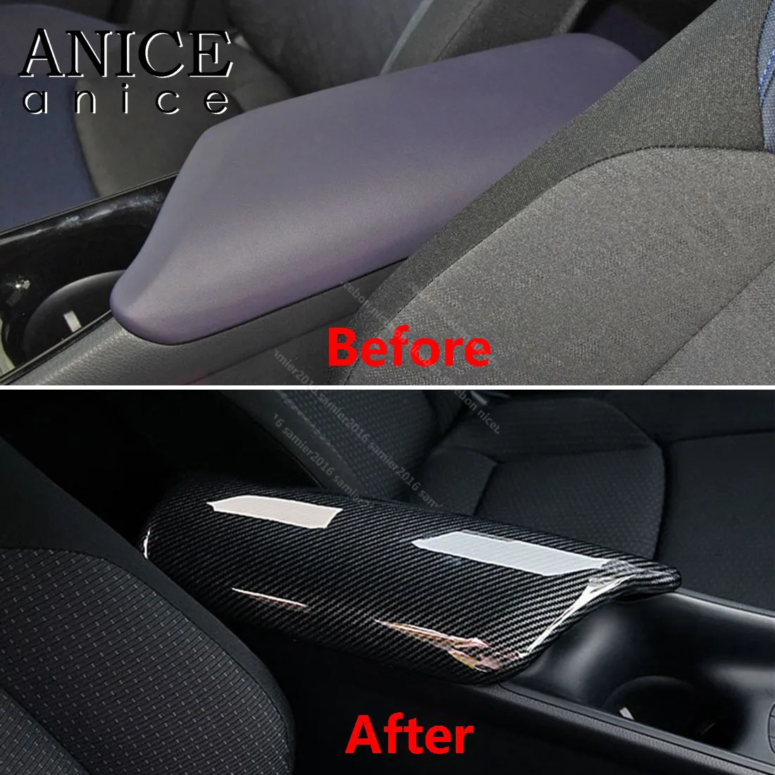 Цвет углеродного волокна декоративная отделка для автомобиля toyota центральный