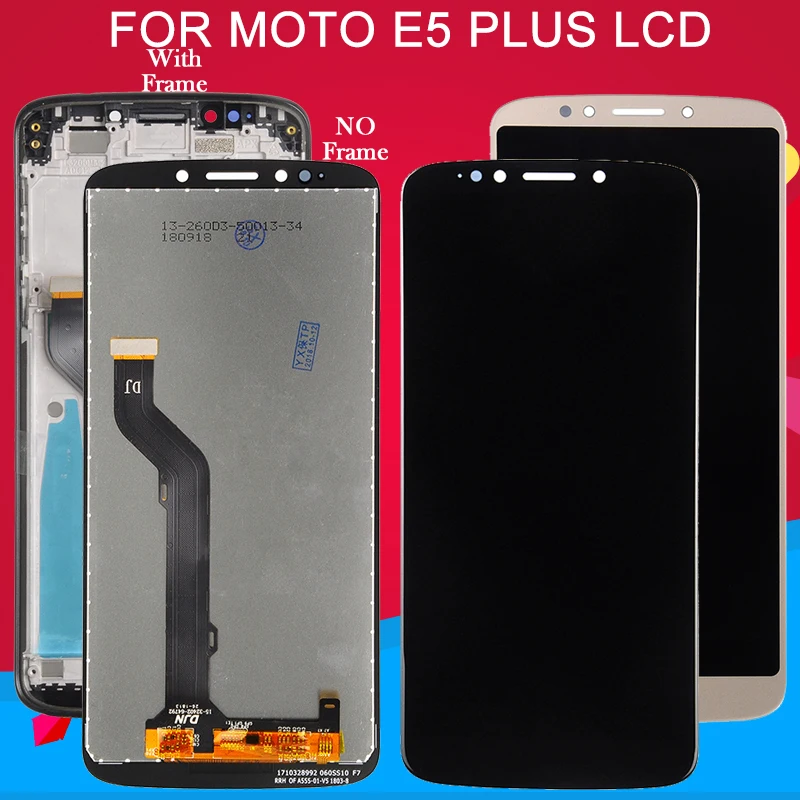 Dinamico 6 0 дюймов XT1924 Lcd для Moto E5 Plus LCD сенсорный экран дигитайзер сборка MotoRola E 5th Gen