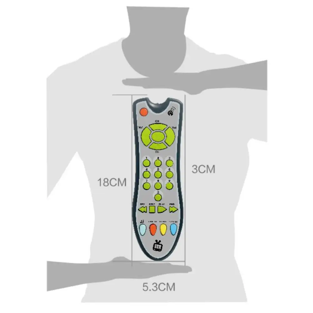 musique baby simulation tv remote control kids électriques apprentissage  distance educational music english learning toy gift free global s