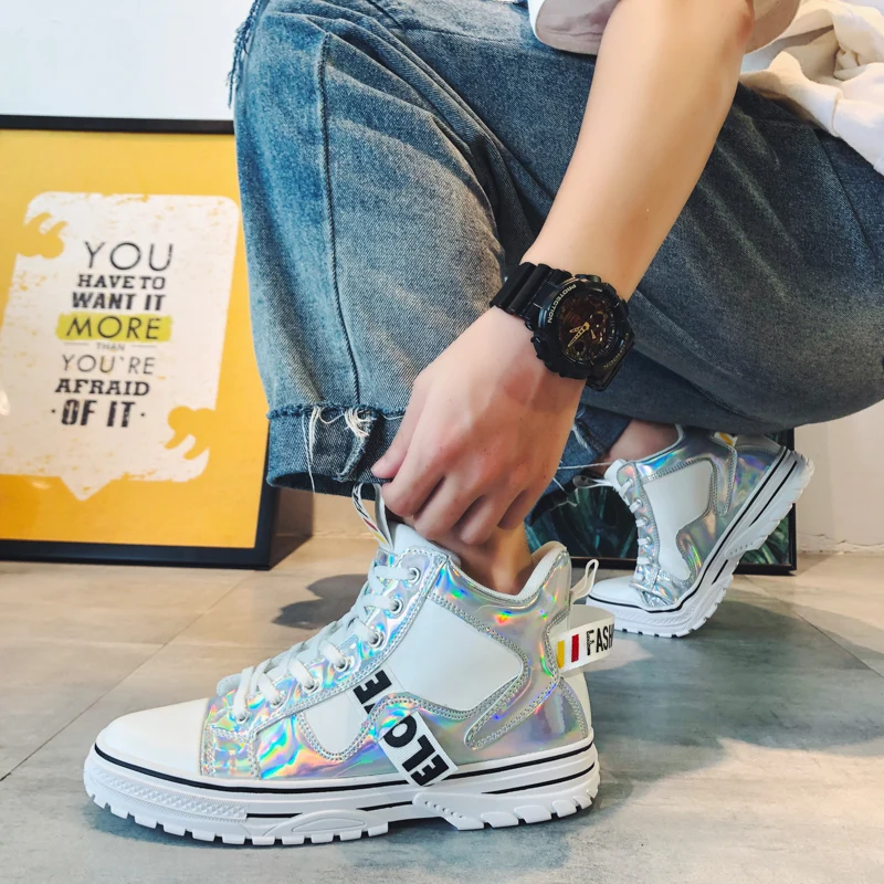 Новинка оригинальные мужские кроссовки высокие классические обувь для