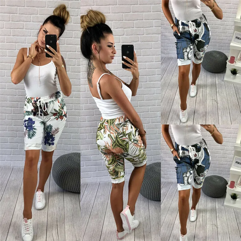 Леггинсы женские велосипедные с широкой талией пикантные эластичные Короткие