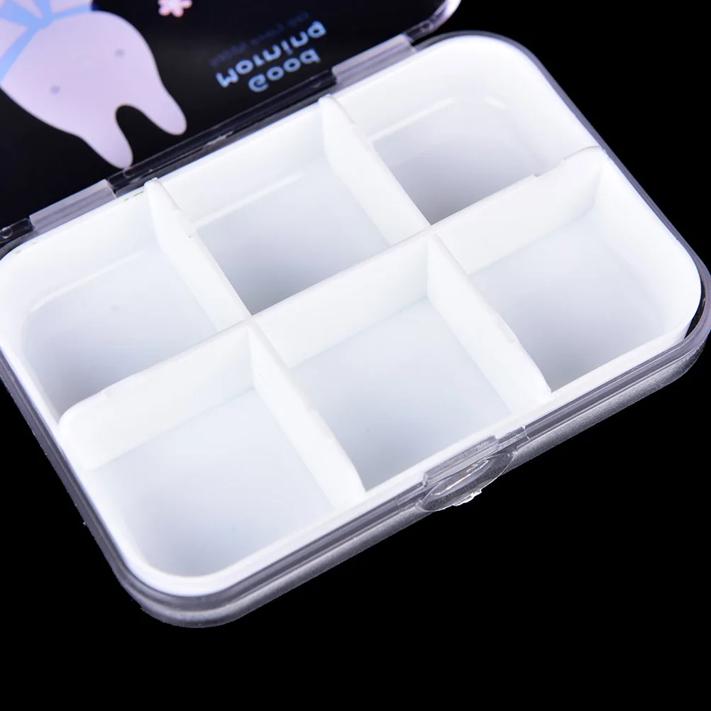 JETTING 1PC Mini Pocket Pill Cases Box Cute Plastic Pill Box Medicine Case For Healthy Care Empty Drugs Box with Child 2 Styles