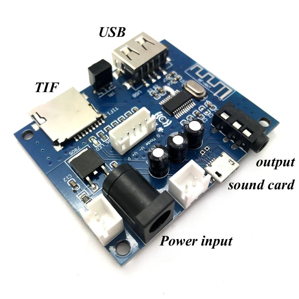 Блок приема аудио Lusya Bluetooth 5 0 карта U диска воспроизведение без потерь с