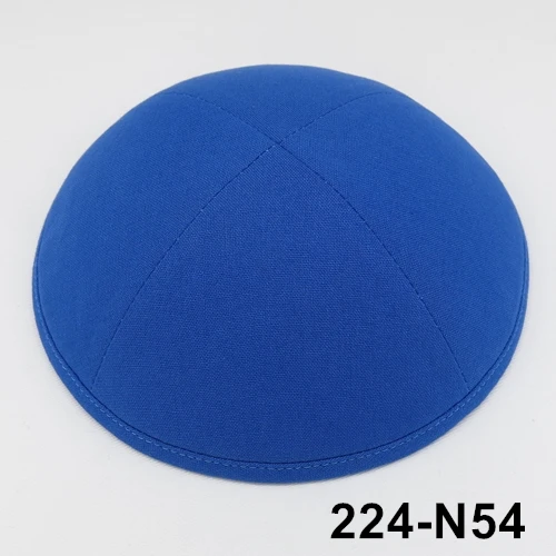 224N54 При покупке более 5 лотов(50 шт.) будет 10% скидка tkippot Kippa Linen KippahLine19cm Yarmulke Beanies JewishSkullies - Цвет: 224N54