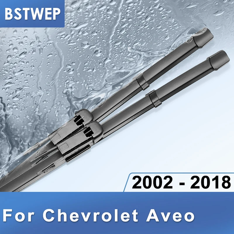 

BSTWEP Wiper Blades for Chevrolet Aveo Fit Hook Arms / Pinch Tab Arms Model Year from 1995 to 2018