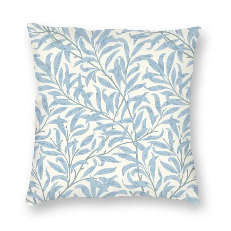 

William Morris Style Arts And Crafts Willow Pattern Cushion Covers 40x40 Soft Throw Pillow for Sofa Square Pillowcase Home Decor
