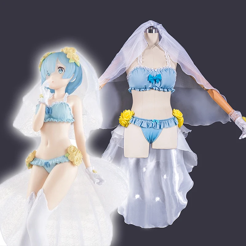 Аниме Комикс Re ZERO Начальная жизнь в другом мире Косплей костюмы Rem Костюм
