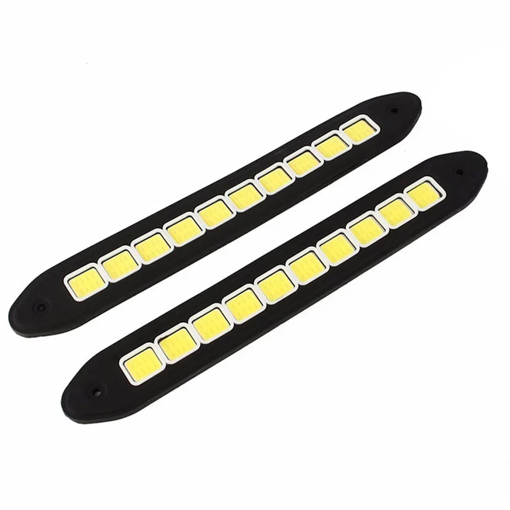 Vehemo COB полоса 12 В Автомобильные фары дальнего света дневные ходосветильник огни