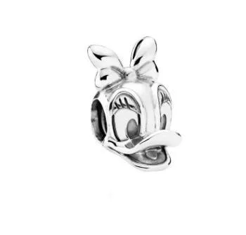 1 New 925 Sterling Silver Fashion capital Pendant Beads Fit Original Diy Bracelet Charms Jewelry making - Цвет: 1