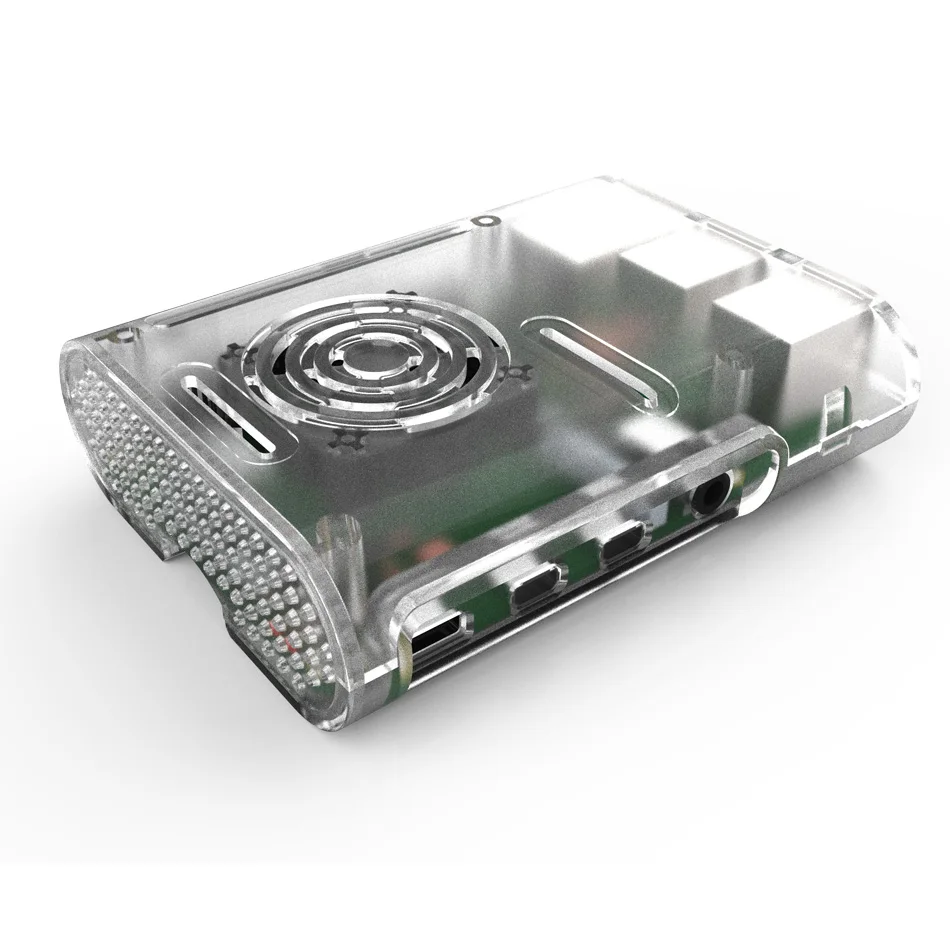 Чехол raspberry pi 4, пластиковый защитный чехол для raspberry pi 4
