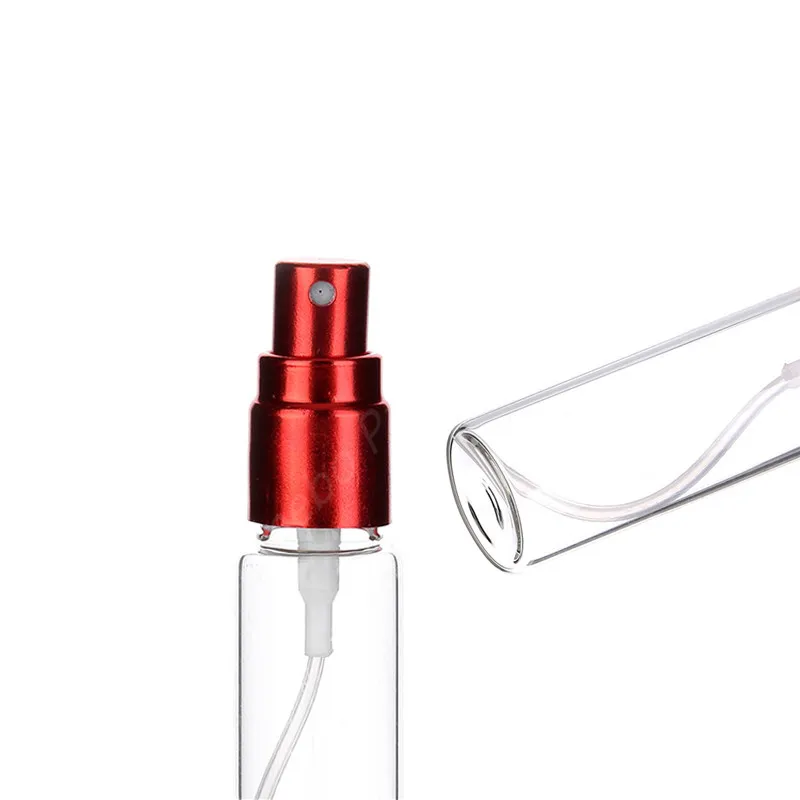 

500pcs 5ml 10ml Travel Portable Perfume Bottle Spray Bottles Empty Containers Atomizer Small Sample Refillable Bottles