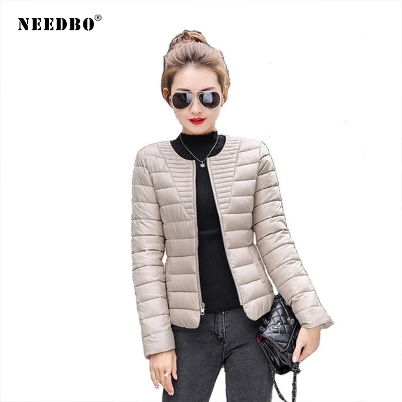 NEEDBO Womens Down Jackets ultra Light Down Coat Winter Oversize Winter Autumn Warm Puffer jacket Coat Lady Down Jacket Parka