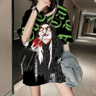 Футболка женская с коротким рукавом и принтом в стиле ретро