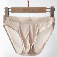 mens 100 real silk thin type briefs panties underwear lingerie plus size m l xl 2xl 3xl 1067
