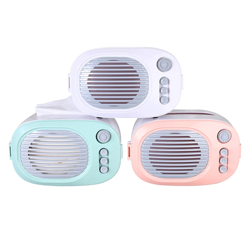 

Retro Radio Model Tissue Box Desktop Paper Holder Vintage Dispenser
