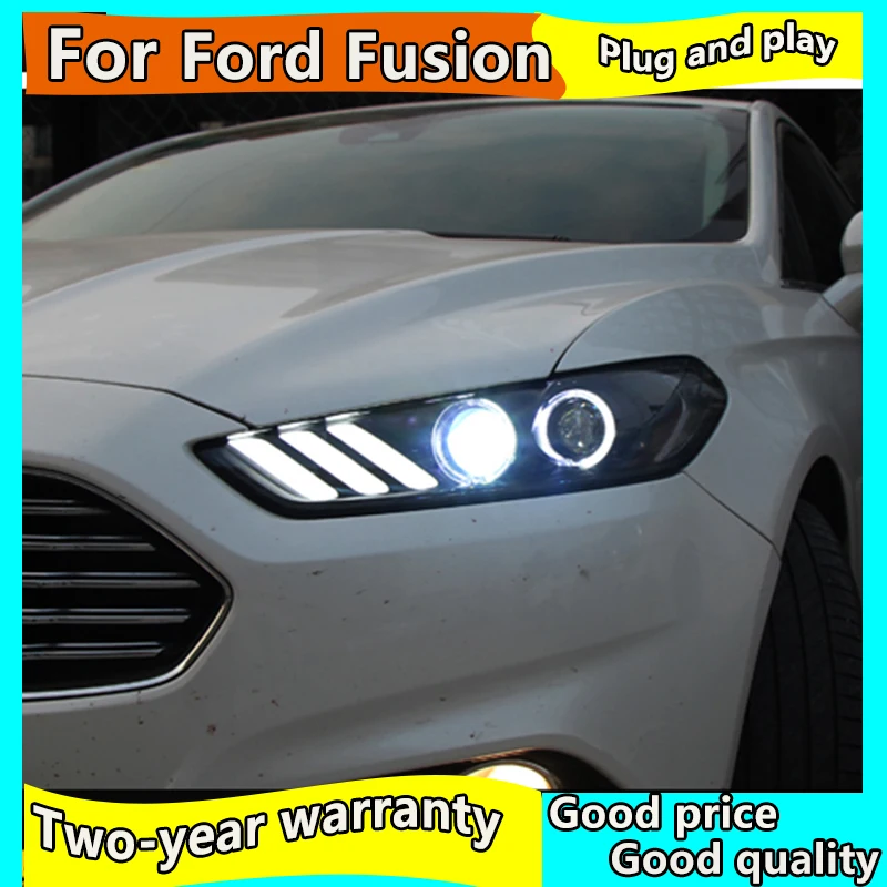 Автомобильный Стайлинг для Фар Ford Fusion 2013 2017 Mondeo DRL Mustang Дизайн Hid динамический