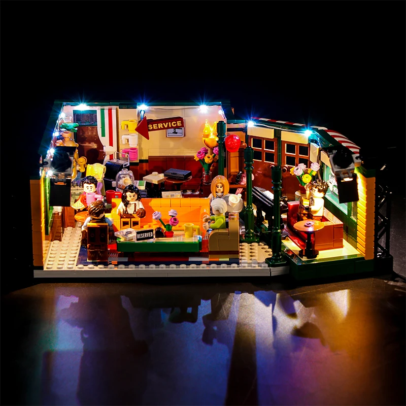 

Led Lighting Kit For 21319 Ideas Series Friends Central Perk Toys For Child (NOT Included The LEGO Set)