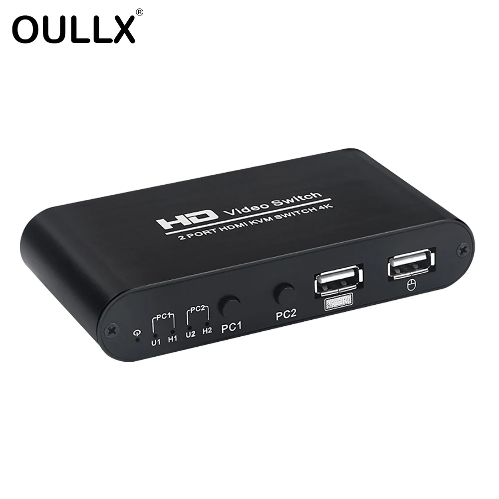 HD 4K HDMI-совместимый USB KVM-коммутатор для ПК с общим доступом к клавиатуре и мыши Hotkey разъем принтера и Paly Out USB Box видеодисплей сплиттер от AliExpress RU&CIS NEW