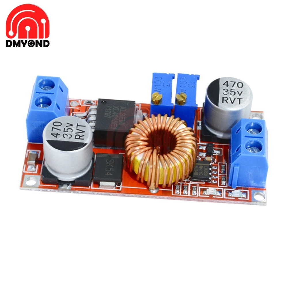 Регулируемый понижающий преобразователь CC CV Max 5A зарядная понижающая плата XL4015