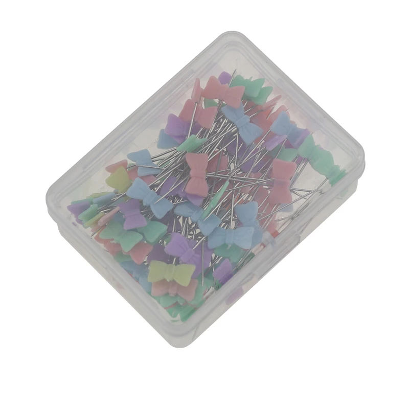 100 PCS 50 шт. 100 шт. Швейные аксессуары Лоскутные булавки Птица Цветок голова булавки для шитья булавки иглы Ремесло ручной работы инструменты поставки смешанных цветов - Цвет: 100 PCS