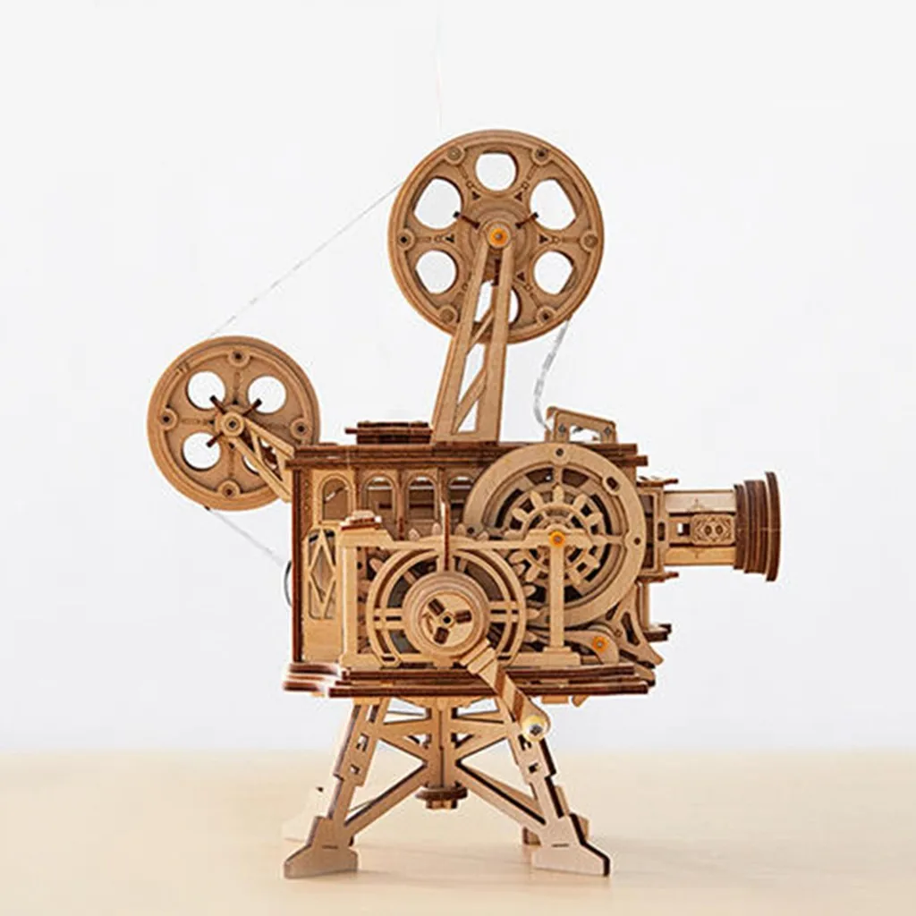 

Creative DIY 3D Treasure montessori Wooden Puzzle Game Assembly Toy Gift for Children Teens Adult Mechanical Transmission fg