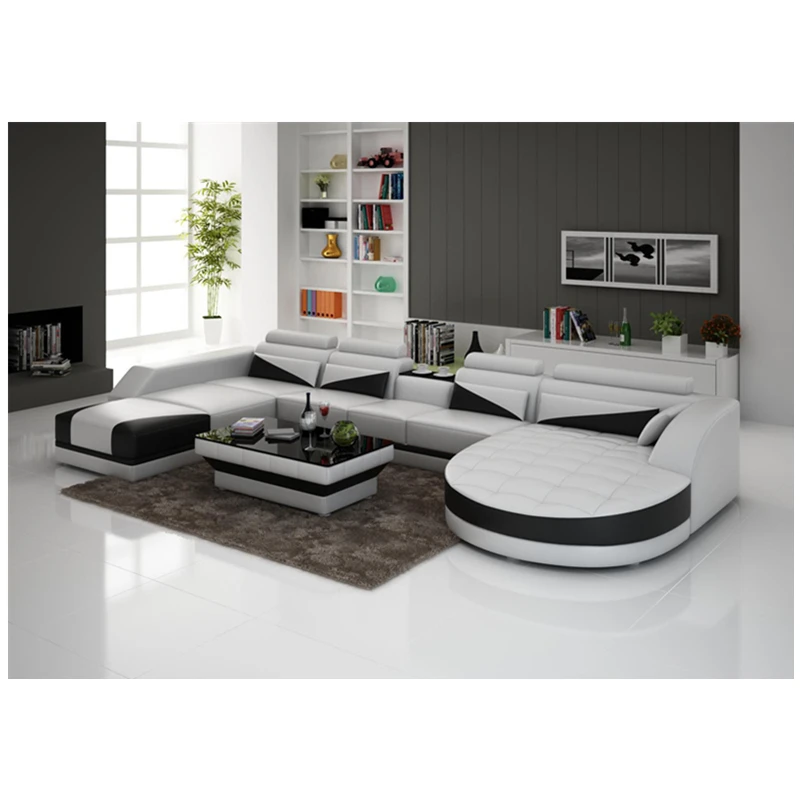 Фабричный итальянский дизайн гостиной внутренний диван из натуральной