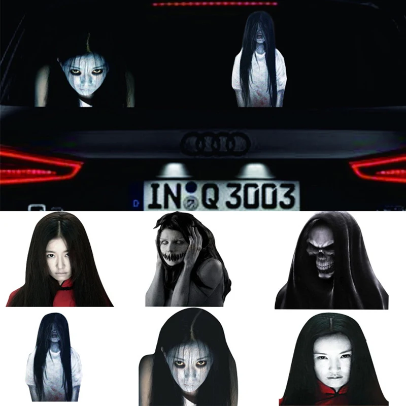 Ужасная серия автомобильный Стайлинг наклейка на заднее стекло