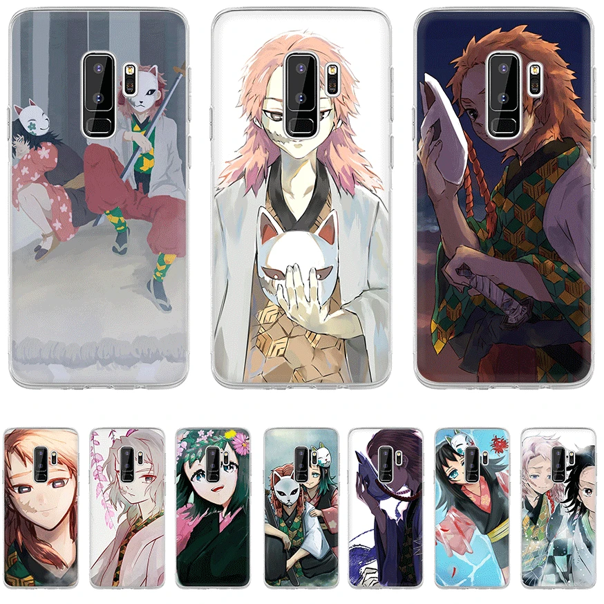 Чехол для телефона Samsung S3 S4 S5 S6 S7 S8 S9 S10E S10 Plus Note 8 9 M10 M20 M30 M40 крышка Sabito и Makomo демон
