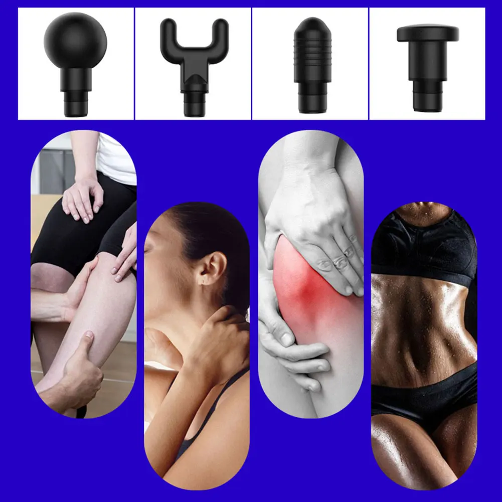 

Electric Fascia Gun Massage Gun Muscle Relaxer Massager 1500-7500 Turn Massage Tools Chiropractic Muscle Vibrating Massager