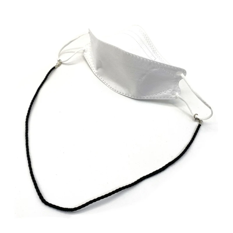 

Fashion Mask Hanging Rope Face Mask Lanyard Mask Holder Traceless Ear Hanging Rope Two Hooks for Man, woman, child