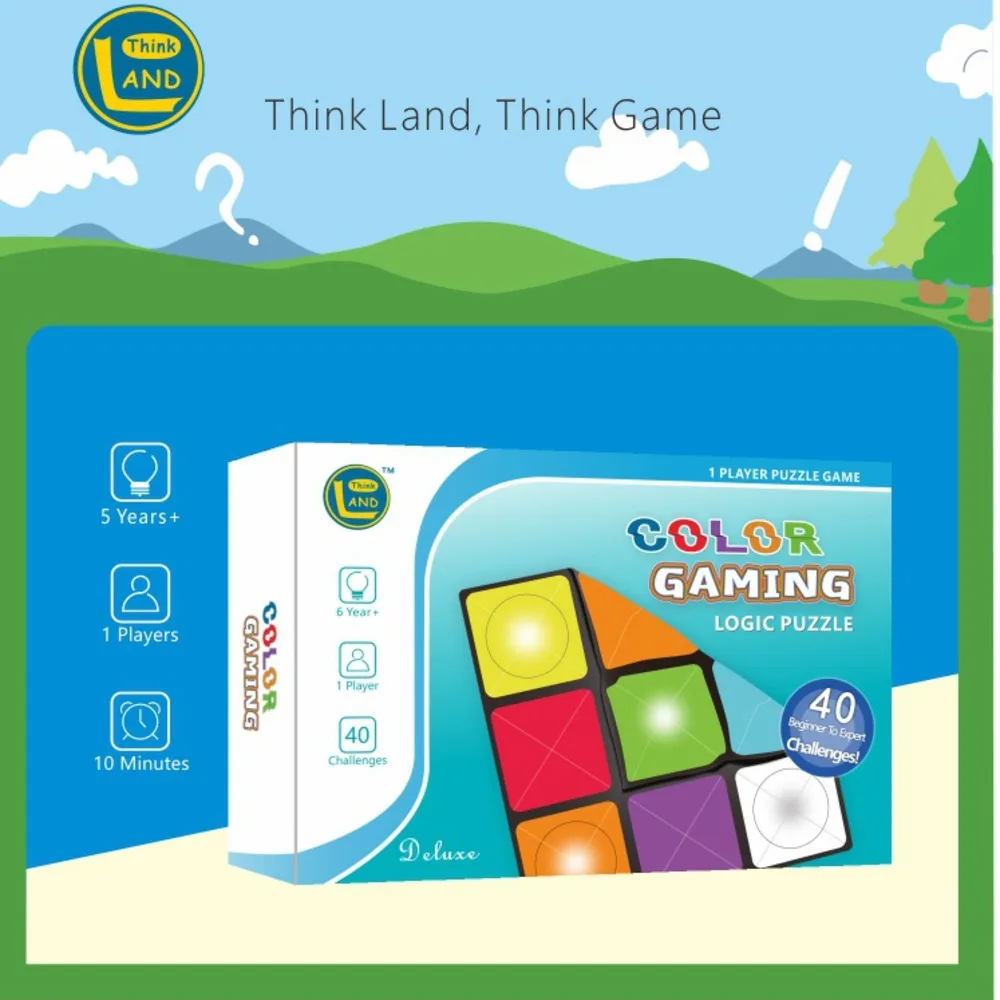 Детская настольная игра-пазл пространственное мышление обучение логике раннее