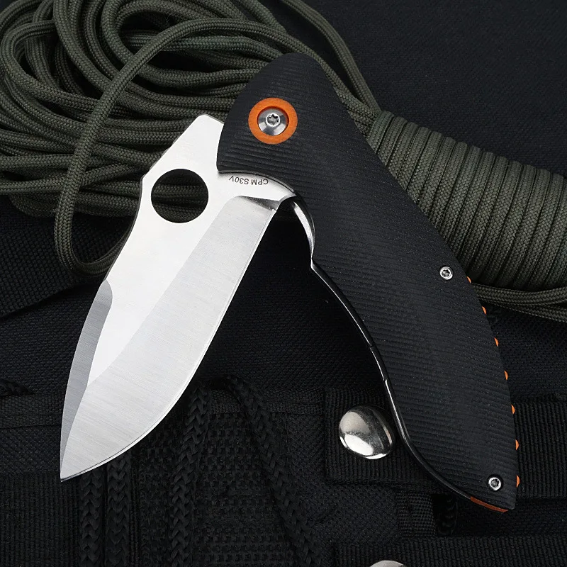 

C187 Folding Knife Pocket Tactical Knife 9CR18MOV Blade G10 Durable Handle Camping Hunting Knife Outdoor Survival EDC Multi-Tool