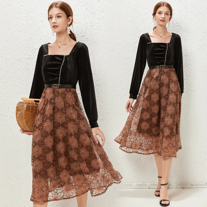 

COIGARSAM Long Sleeve Dress