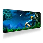 Большой коврик для мыши Mausepad Zelda, игровой коврик для ноутбука, компьютерные аксессуары, защита для клавиатуры