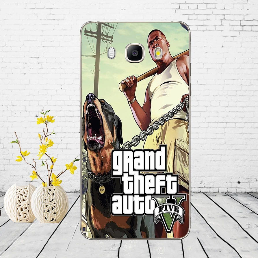 33DD Grand Theft Auto GTA V Мягкий силиконовый чехол для Samsung Galaxy A3 a5 A6 A8 j3 j5 j7