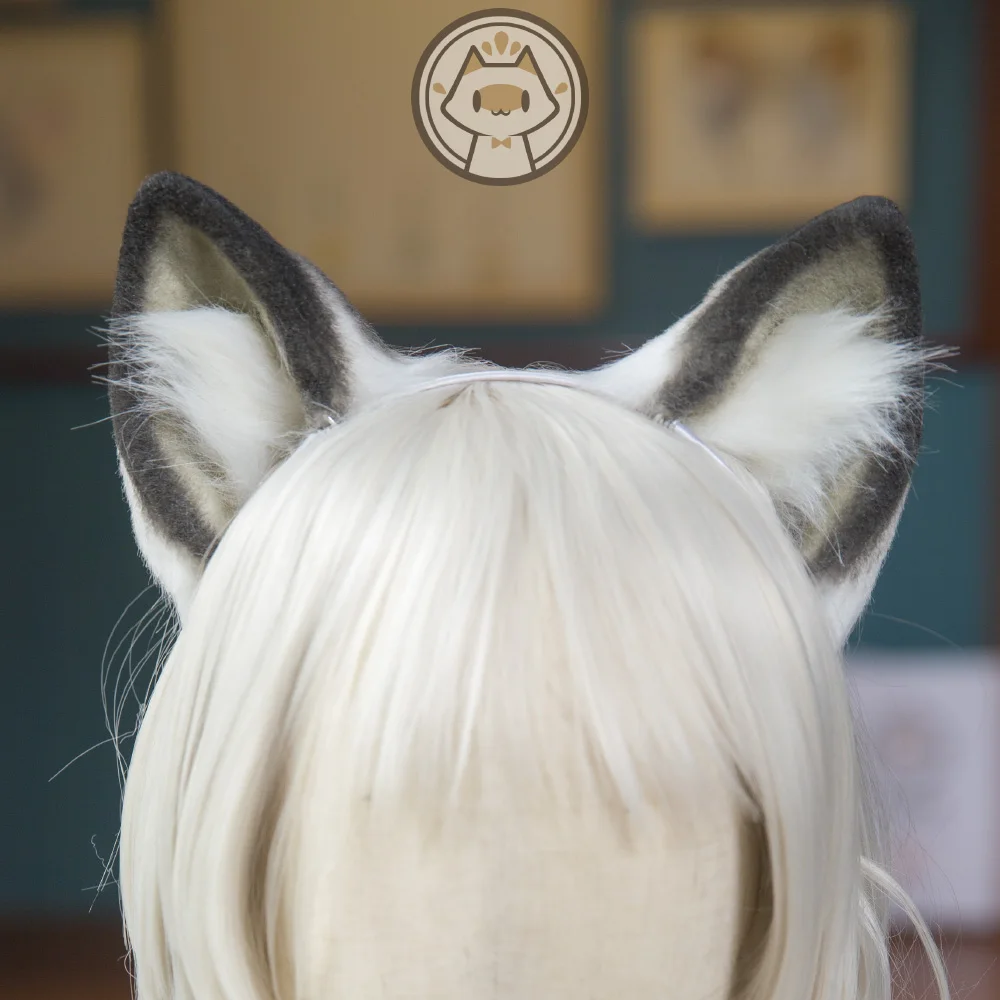 MMGG Новый Arknights SilverAsh уши Hairhoop Головные уборы для рождества и Хэллоуина Косплэй костюм аксессуары