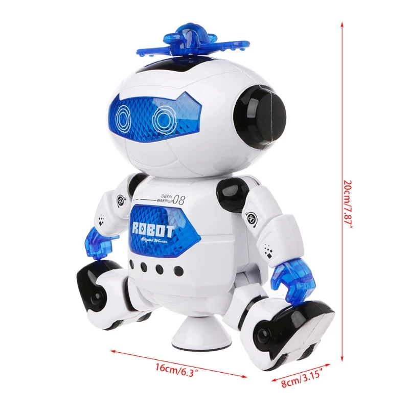 

Electronic Walking Dancing Robot Toys With Music Lightening For Kids