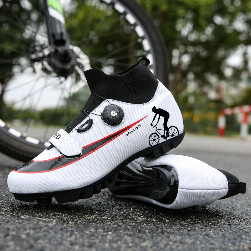 

High Ankle Sidebike Cycling Shoes Breathable MTB Cycling Shoes Bicycle Cycling Shoes Road Bike Shoes Cross country bicycle shoes