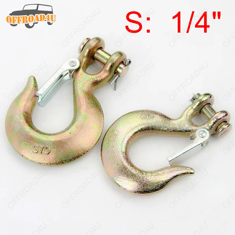 3 размера крючок для лебедки сверхмощный крюк 2 38 T трос буксировочный с