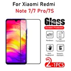 1-2 шт закаленное стекло для Xiaomi Redmi note7 7s 7pro Защита экрана для Xiaomi Redmi note 7 7s 7pro HD защитное стекло