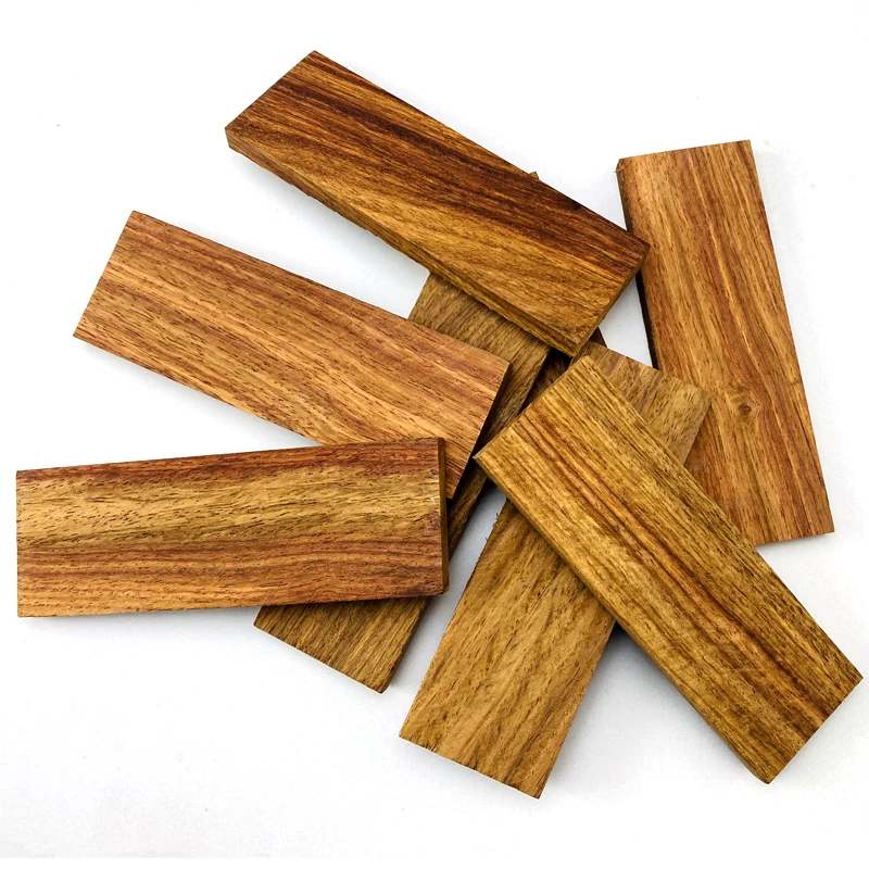 2 шт. деревянный нож из желтого розового дерева материал ручки DIY 120x40x8 мм|Ножи| |