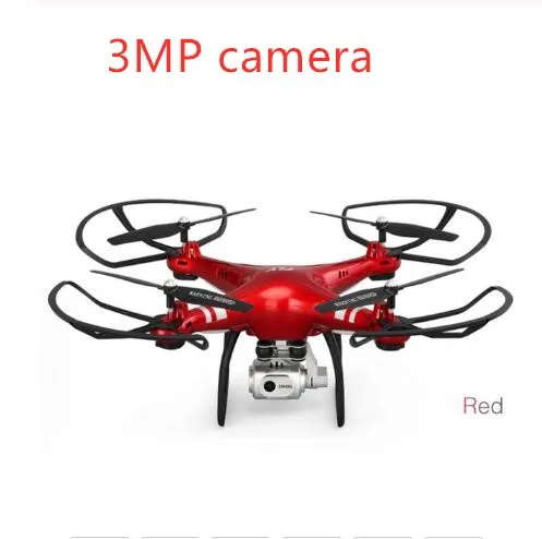 Профессиональный Квадрокоптер Дроны с HD камерой Wifi FPV RC вертолет телеуправляемый четырехосный самолет аэрофотосъемка игрушки подарок - Color: Red