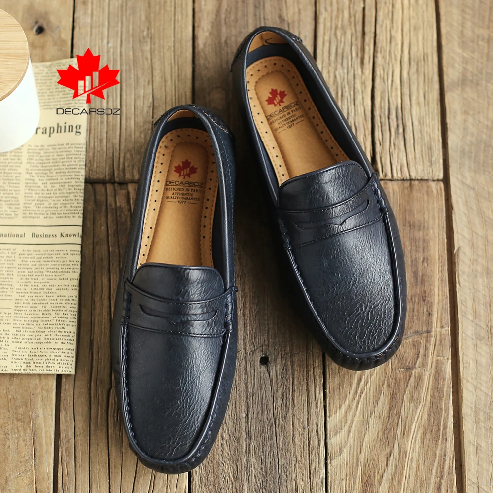 Мужская повседневная обувь Осенняя модная мужская на плоской подошве Модель 2020