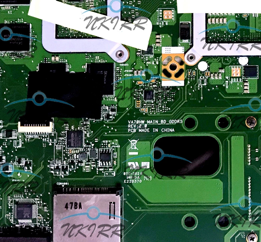 VA70HW MAIN_BD_GDDR5 REV: 2,0 GTX850M DDR5 NBMMB11001 материнская плата для acer Aspire E1-772 V3-772 V3-772G