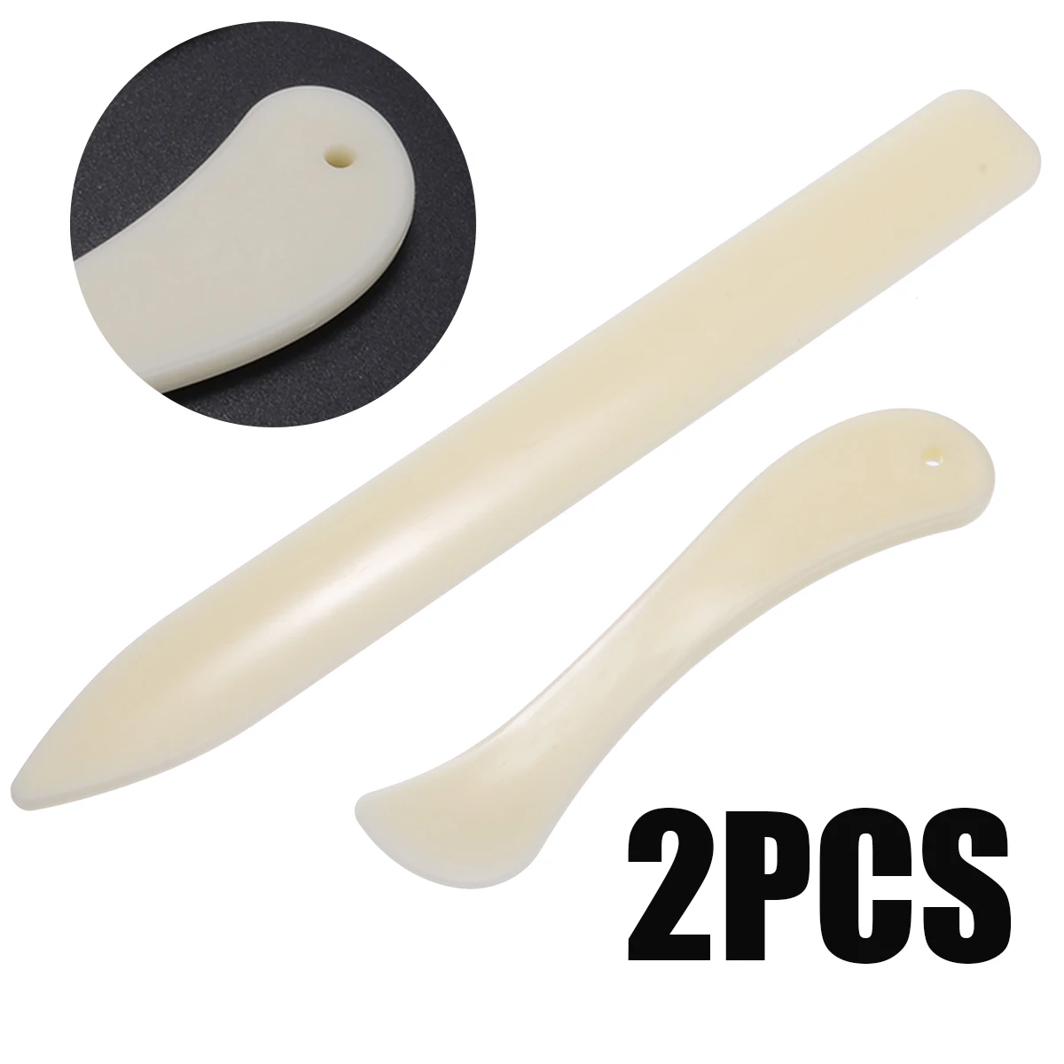 

2pcs/set Handmade Leather Craft Edge Trimming Tool 2 Sizes Bone Leathercraft Edge Trimmers DIY Supplies for Working Cutting