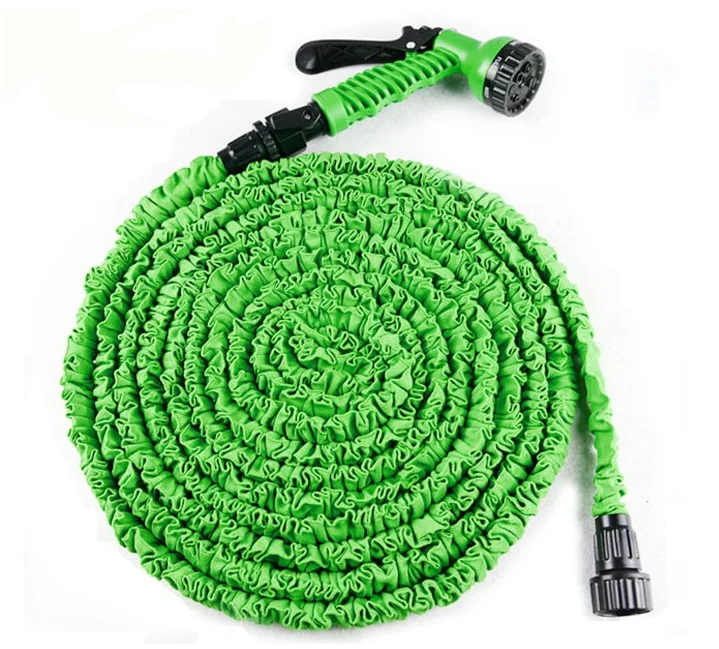Расширяемый садовый шланг для воды 25 100 футов гибкие пластиковые шланги трубы с