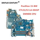 Материнская плата для ноутбука CTL5153 LA-E841P для HP Pavillion 15-BW, 924721-601, AMD Core EM900E DDR4, 100% полное тестирование