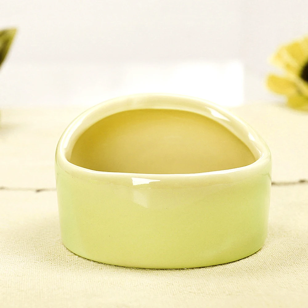 

Creative Windproof Hamster Ceramic Snack Bowl Food Water Snack Feeder Small Pet Hamster Accessories Hamster Ceramic Hideout