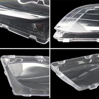 2 pcs transparent housing headlight lens shell cover lamp assembly for bmw e46 2002 2006 4 doors car accessories drop shipping